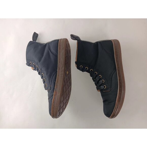 Dr Doc MARTENS HACKNEY Ankle Boots AirWair Black Canvas Womens Sz US 6 - Picture 7 of 11